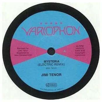 Zahraniční hudba SP Jimi Tenor: Mysteria / Vocalize My Luv (Electric Remix) 2021 Company Sleeve Vinyl