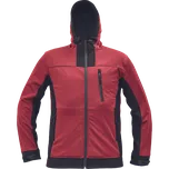CERVA HUYER softshellová bunda Barva: červená, Velikost: M