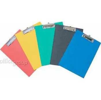 Psací podložka Deska s klipem A4, prešpan, zelená