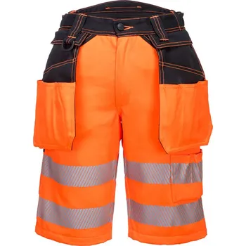 Pánské kraťasy PORTWEST Kraťasy PW343 Hi-Vis Holster, do pasu, reflexní POR-PW343OBR41 41 Oranžová/černá