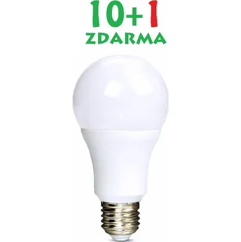 Žárovka Solight LED žárovka, klasický tvar, 12W, E27, 3000K, 270°, 1320lm WZ507A, akce 10+1