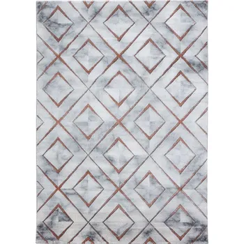 Koberec Breno Kusový koberec NAXOS 3811 Bronze, 80x150 cm, Šedá/Vícebarevné