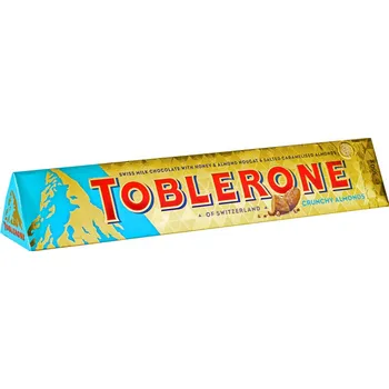 Čokoládová tyčinka TOBLERONE Crunchy Almonds 360 g