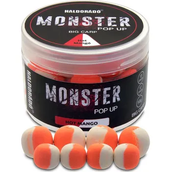 Boilies HALDORÁDÓ - MONSTER POP UP BIG CARP Hot Mango 13mm/17mm