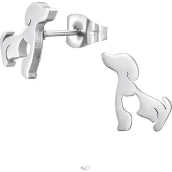 Náušnice Prosperk Náušnice ocelové pejsek S1047