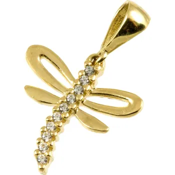 Přívěsek ŠPERKY-NM, Zlatý přívěsek vážka 1660