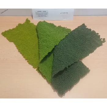 Modelová železnice Molitanový koberec varianty zelené 3 kusy - Mobe 412039