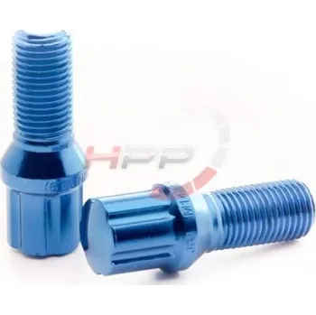 Tuning Sada kolových šroubů Japan Racing JB1 závit M12 x 1,25 - 28mm délka závitu - modré