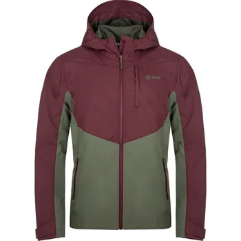 Pánská softshellová bunda Kilpi Sonna-m tmavě červená