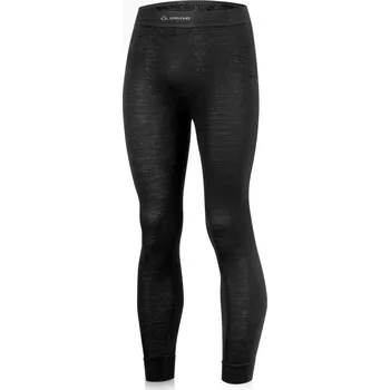 Pánské termo spodky MATEO pánské bezešvé merino spodky - Černá 9090 / XS / Černá