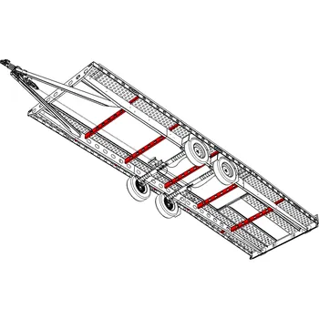 Příslušenství pro přívěs Příčník VAPP PAV .../.../2.20 2185 mm
