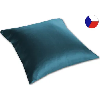 Povlak na dekorativní polštářek Luxusní saténový povlak na polštář 40x40 STAR Cyberspace modrá