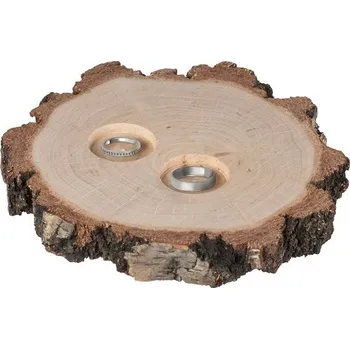 Dárková krabička Podložka na svatební prsteny s kůrou