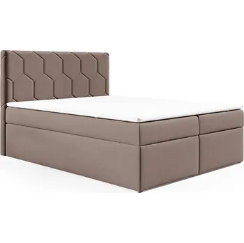 Postel Postel 76 120x200 cm s úložným prostorem Hnědá I