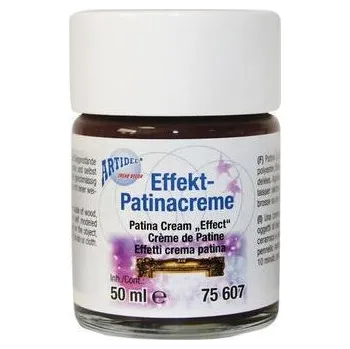 Speciální výtvarná barva Voskový patinovací krém 50ml metalický červený