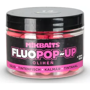 Nástraha MIKBAITS Plovoucí fluo boilie 150ml - Oliheň 14mm