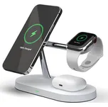 BEZDRÁTOVÁ NABÍJEČKA 3IN1 S MAGSAFE TECH-PROTECT A12 BÍLÁ