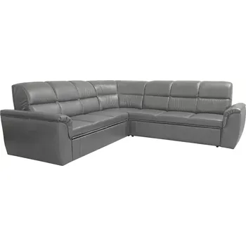 Sedací souprava Kožená sedací souprava TANGO, šedá (u-25)