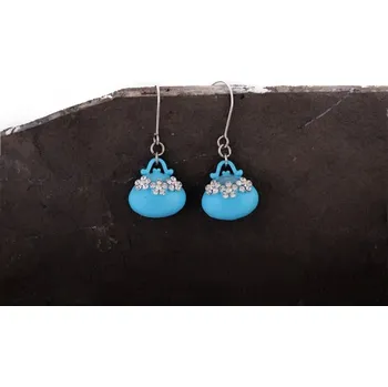 Náušnice Prosperk Náušnice kabelky s krystalky S1315