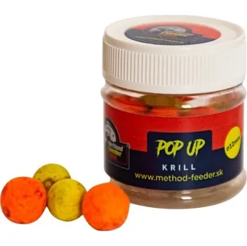 Boilies Boilies Method Feeder Fans Pop-Up Fluo 12mm Krill