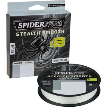 Spiderwire šňůra Stealth Smooth x8 Translucent 150m 0,15