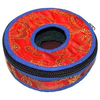 Hudební nástroj pro děti TINGŠA činelky, obal 9.5cm/ modro-červený