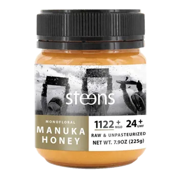 Sladidlo Steens RAW Manuka Honey UMF24+ (1122+ MGO) - 225g