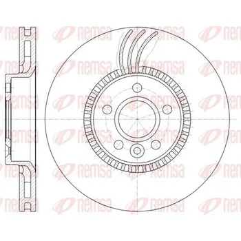 Brzdový kotouč Brzdový kotouč REMSA 61280.10
