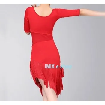 Dívčí šaty Dívčí šaty na latinu Loreta Sytě červená 170