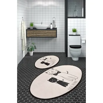 Koupelnová předložka ASIR Koupelnová předložka LITTLE CATS roztomilé kočky 2 ks