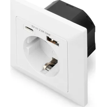 Elektrická zásuvka Digitus DA-70615 zásuvka Bílá