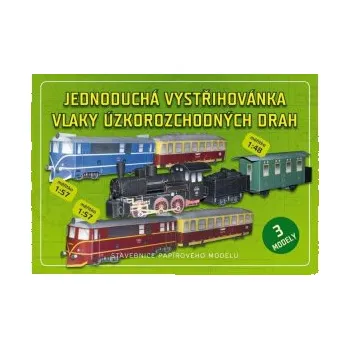 Vlaky úzkorozchodných drah - Jednoduchá vystřihovánka