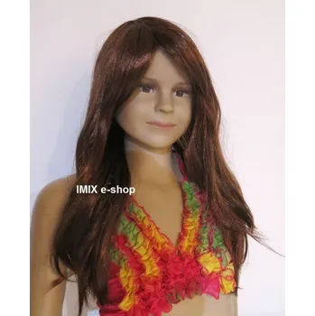 Paruka Dívčí paruka hnědá