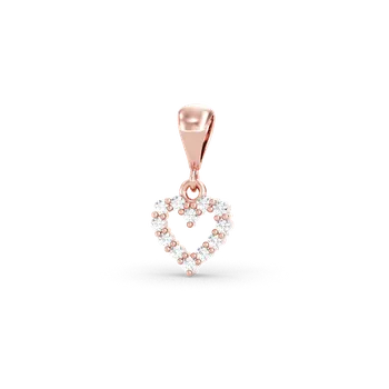 Přívěsek SOLUNA Zářivý zlatý dětský přívěsek se zirkony MARIE růžové zlato