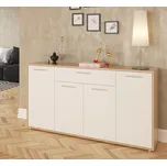 Komoda Lunia Dub sonoma/bílá