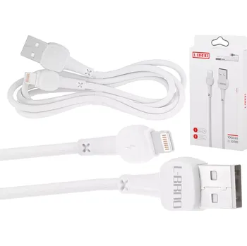 Rychlonabíjecí kabel lightning bílý