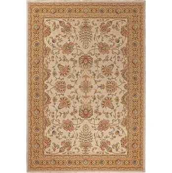 Koberec Breno Kusový koberec PRAGUE 520/IB2I, 67x120 cm, Vícebarevné/Béžová