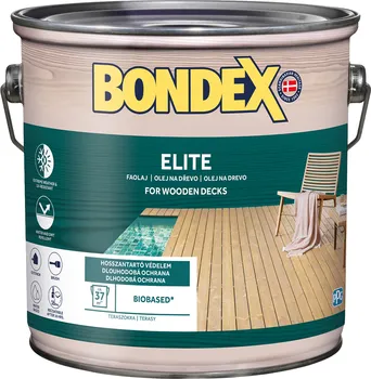 Olej na dřevo Bondex Elite 2,5 l