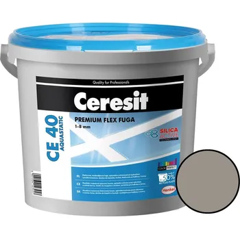 Spárovací hmota Ceresit CE 40 Aquastatic Cement Grey 5 kg