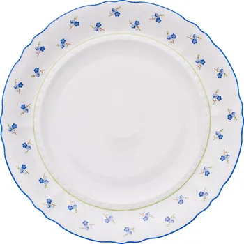 Mísa kulatá mělká, 32 cm, Sonáta, pomněnky, porcelán Leander