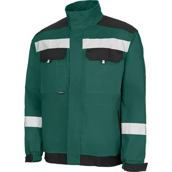 pracovní bunda Primo pracovní bunda – reflexní, bavlněná, zesílená, zeleno-černá 64