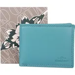 Menší kožená peněženka Charro no. 395 tyrkysová