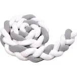 T-Tomi Pletený mantinel bílé + g šedá