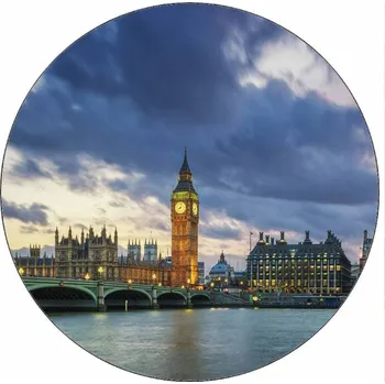 Jedlá dekorace na dort Jedlý papír Big Ben 19,5 cm