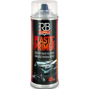 Barva ve spreji Rustbreaker RB PLASTIC PRIMER ZÁKLADNÍ BARVA NA PLASTY Barva: bezbarvá, Balení: 400 ml