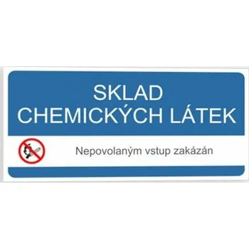 Traiva s.r.o. Sklad chemických látek Verze: Samolepka 190 x 90 mm tl. 0.1 mm - Kód: 08085