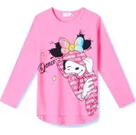 DÍVČÍ TRIČKO HC0748 VELIKOSTI 98-128 Velikost: 98, Barva: Růžová