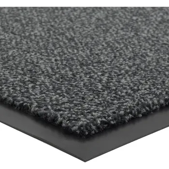 Černá vstupní rohož FLOMA Portal (Cfl-S1) - délka 135 cm, šířka 200 cm, výška 0,75 cm (81715156) FLOMAT