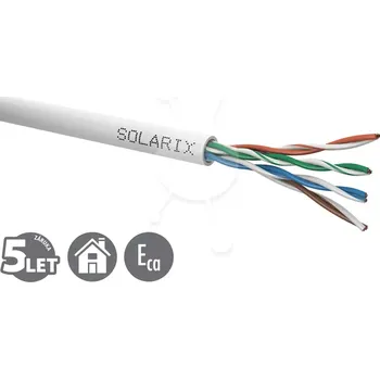 Síťový kabel Instalační kabel Solarix CAT5E UTP PVC Eca 500m/box SXKD-5E-UTP-PVC