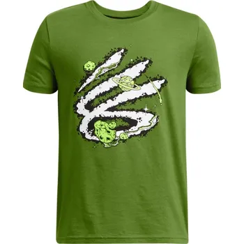 Pánské tričko Triko Under Armour Curry Trend Tee 1-GRN 1387103-306 Velikost YSM